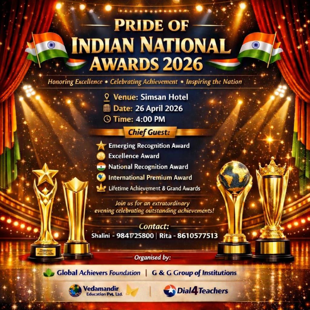 Pride of India National Awards Banner